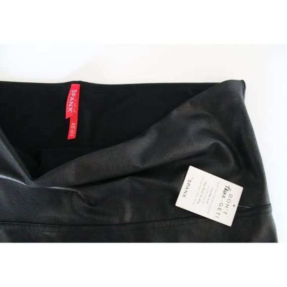 Spanx Faux Leather Leggings Black Size 2X NWT - Picture 5 of 5